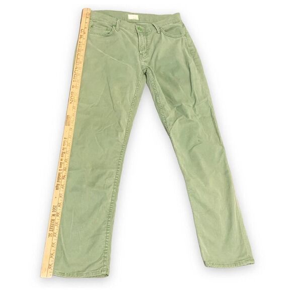 MOTHER The Dropout A walk in the park Poison Ivy Green Jeans Pants Women’s Sz 24 - Picture 7 of 12